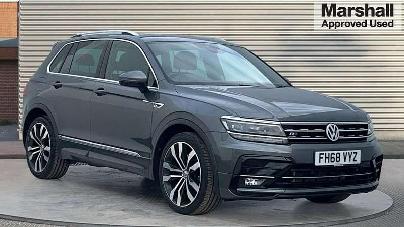 Grey Used 2019 VW Tiguan R-line SUV | £24,956 (Fair price) - Image 1/4