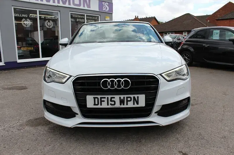 Used Audi A3 Cabriolet S-Line 150 HP (110 kW) 2015 White Cabriolet