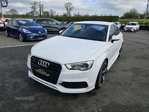 Used Audi A3 S-Line 150 HP (110 kW) 2016 White Sedan