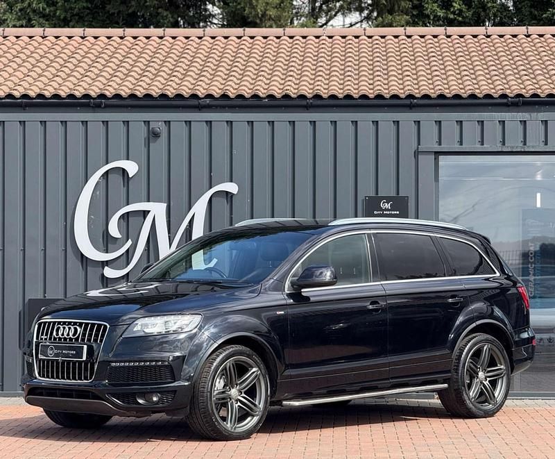 Black Used 2014 Audi Q7 S-line plus SUV | £11,790 (Fair price) - Image 1/4