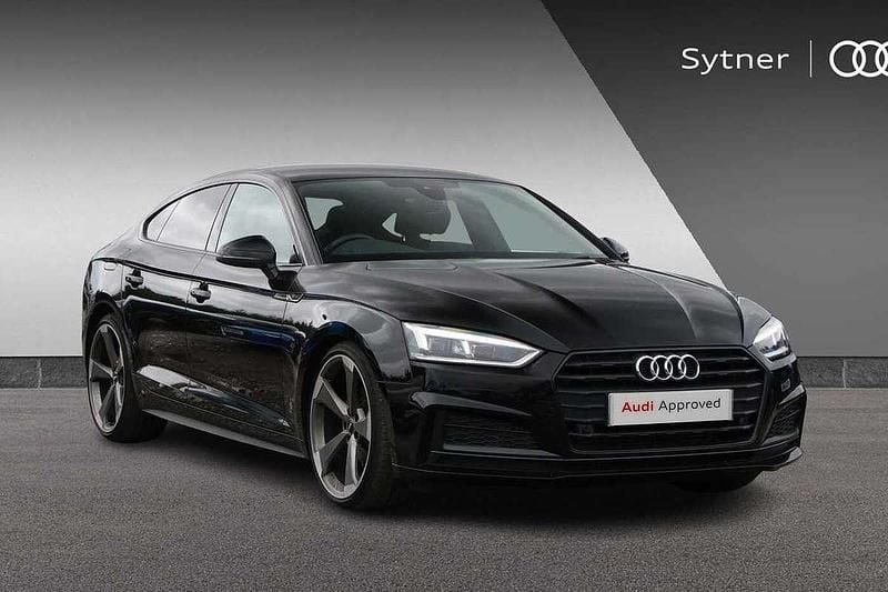 Black Used 2019 Audi A5 Sportback Black Edition Hatchback | £25,000 (A bit pricey) - Image 1/4