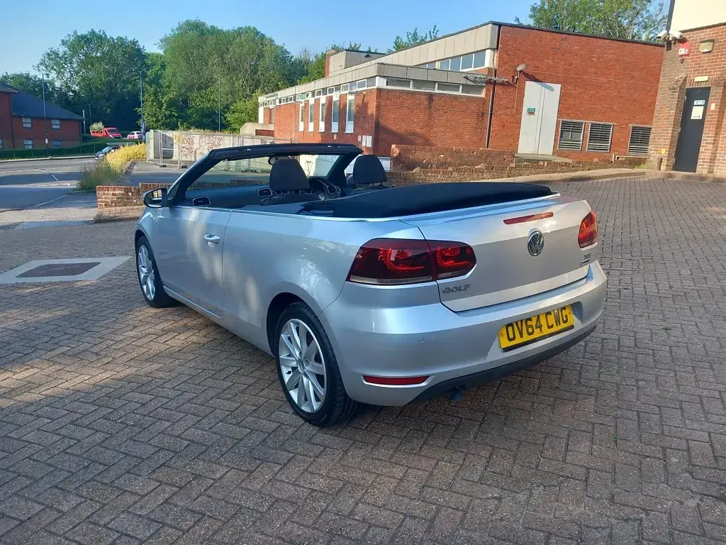 Used VW Golf Cabriolet SE 105 HP (77 kW) 2014 Silver Cabriolet