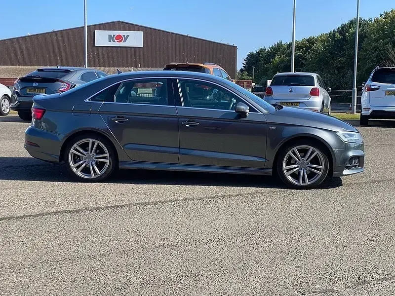 Used Audi A3 S-Line 150 HP (110 kW) 2018 Grey Sedan
