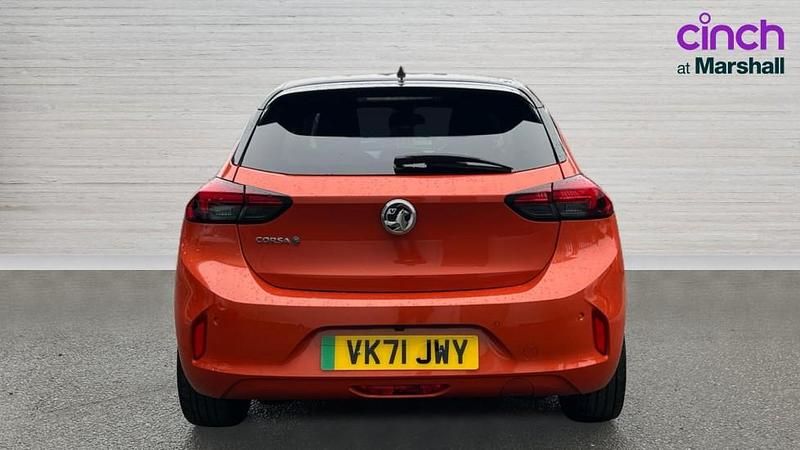 Used Vauxhall Corsa-e Elite 100 kW (136 HP) 2021 Orange Hatchback