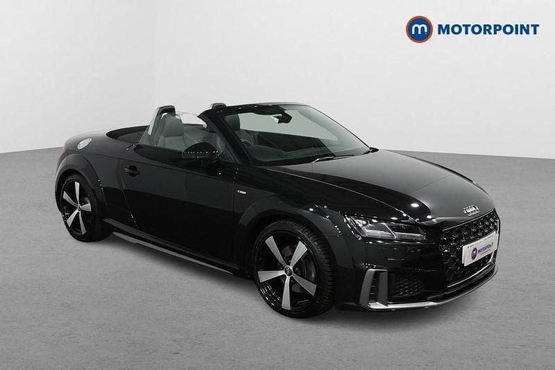 Black Used 2019 Audi TT S-Line Cabriolet | £23,049 (Fair price) - Image 1/4