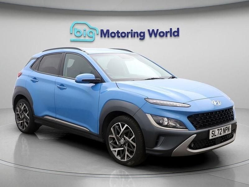 Blue Used 2022 Hyundai Kona Premium SUV | £15,400 (Fair price) - Image 1/4