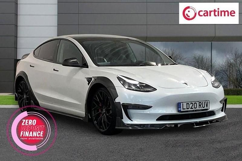 Used Tesla Model 3 Performance 82 kW (112 HP) 2020 White Sedan