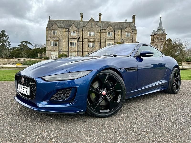 Used Jaguar F-Type R-Dynamic 450 HP (330 kW) 2021 Blue Coupe