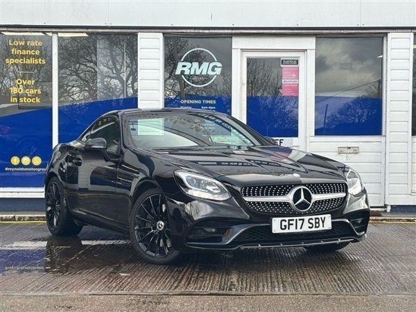 Black Used 2017 Mercedes SLC300 AMG line Cabriolet | £17,200 (Fair price) - Image 1/1