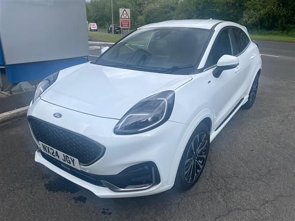 Frozen white Used 2024 Ford Puma Gen-E ST-Line Hatchback | £21,000 (Expensive) - Image 1/1