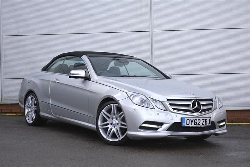 Used Mercedes E350 265 HP (194 kW) 2012 Iridium silver Cabriolet