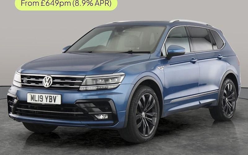 Used VW Tiguan Allspace R-line 150 HP (110 kW) 2018 Blue SUV
