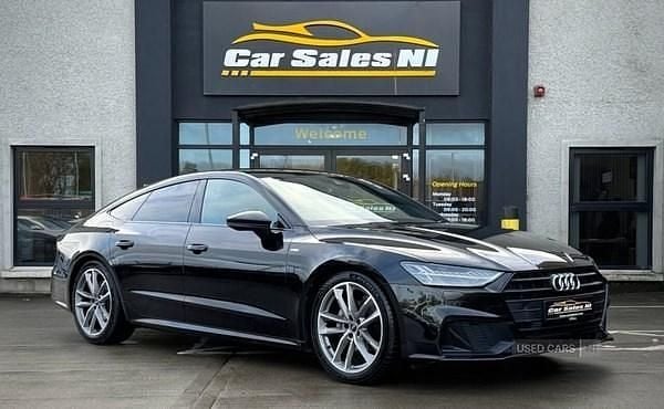 Black Used 2022 Audi A7 Black Edition Hatchback | £29,450 (Fair price) - Image 1/4