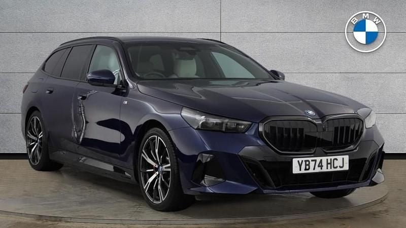 Blue Used 2024 BMW 530e M Sport Estate | £51,000 - Image 1/4