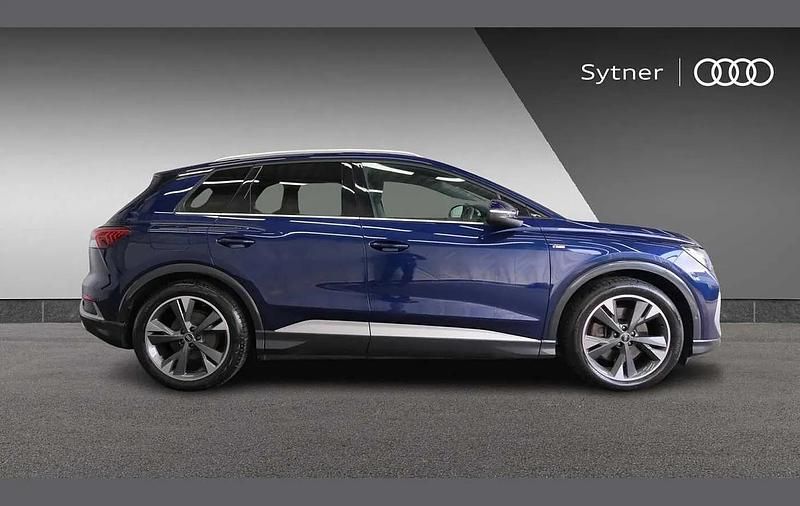 Used Audi Q4 e-tron S-Line 150 kW (204 HP) 2023 Blue SUV