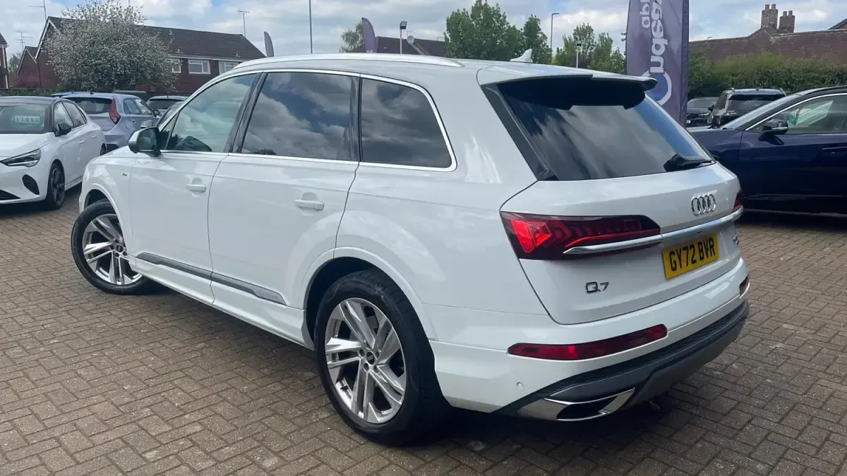 Begagnad Audi Q7 S-Line 340 HK (250 kW) 2022 Vit SUV