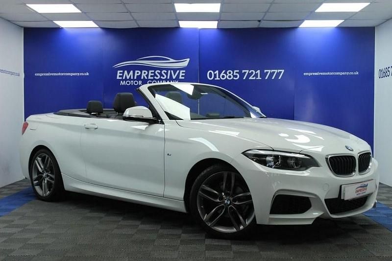 Used BMW 218 M Sport 136 HP (100 kW) 2019 White Cabriolet