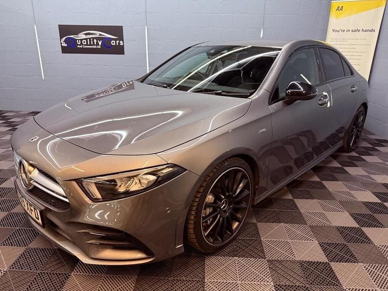 Grey Used 2019 Mercedes A35 AMG Premium Sedan | £22,950 (A bit pricey) - Image 1/4