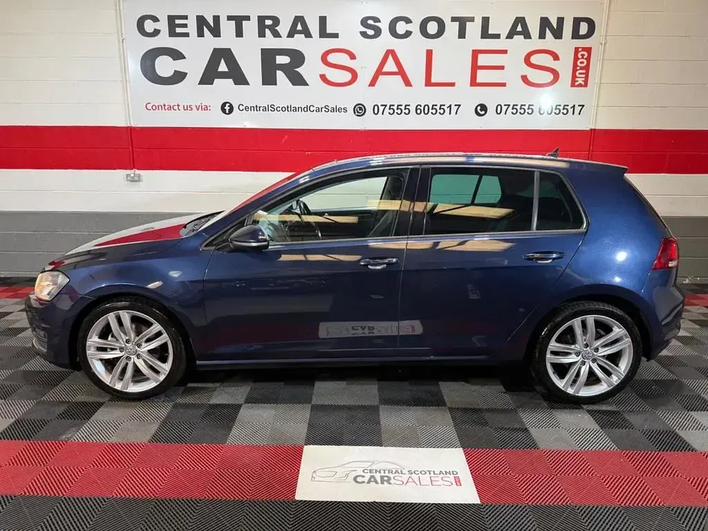 Used VW Golf VII GT 110 HP (80 kW) 2016 Blue Hatchback