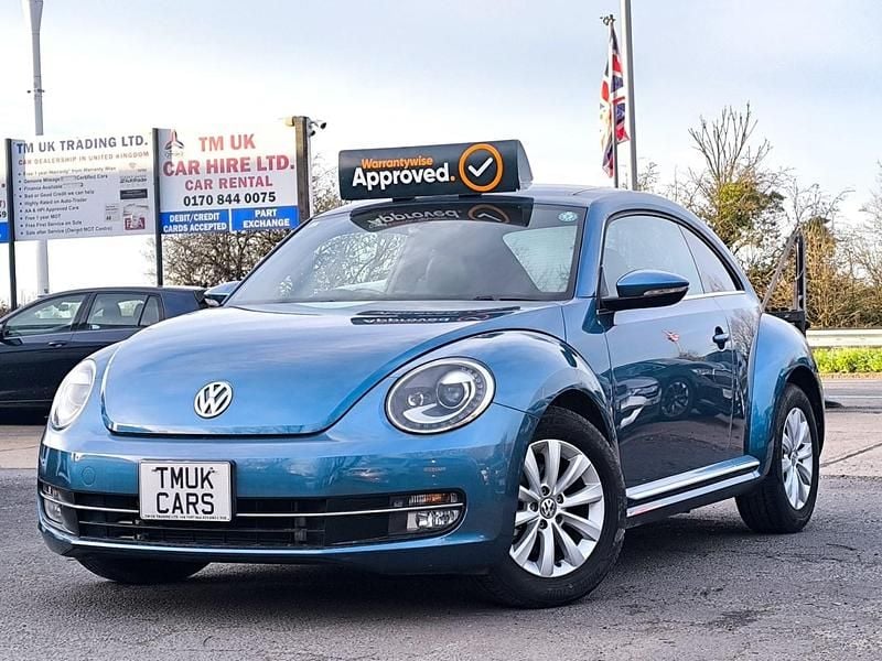 Used VW Beetle 105 HP (77 kW) 2015 Blue Hatchback