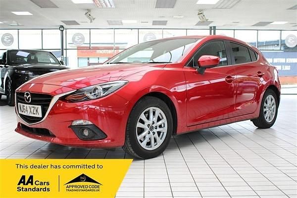 Red Used 2014 Mazda 3 Hatchback | £8,490 (Good price) - Image 1/3