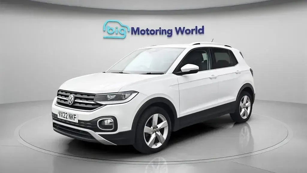 Used VW T-Cross SEL 110 HP (80 kW) 2022 White SUV