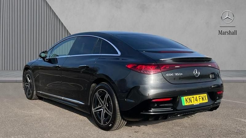 Used Mercedes EQE350 AMG line 214 kW (292 HP) 2024 Metallic paint graphite grey Sedan