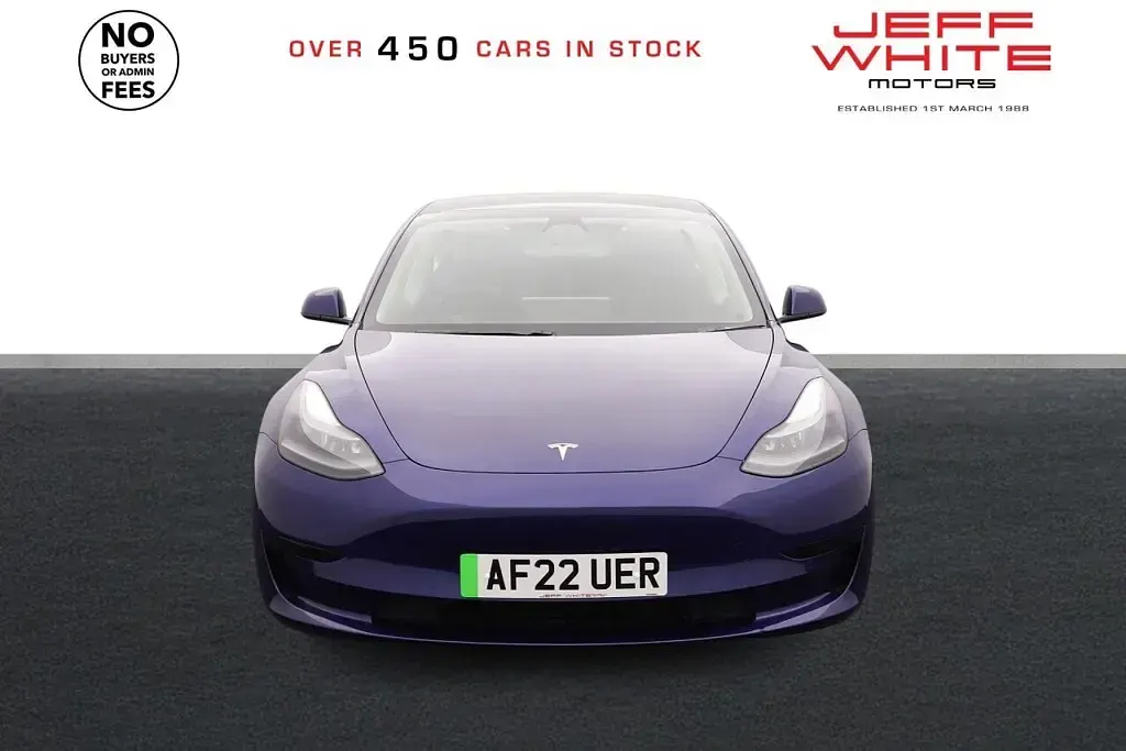 Used Tesla Model 3 Standard Range Plus 235 kW (320 HP) 2022 Blue Sedan