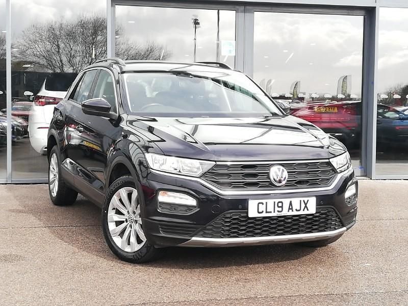 Used VW T-Roc SE 115 HP (84 kW) 2019 Black SUV