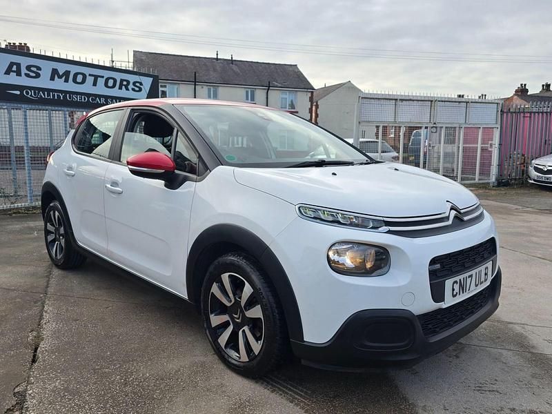 Begagnad Citroën C3 Feel 110 HK (80 kW) 2017 Vit Halvkombi