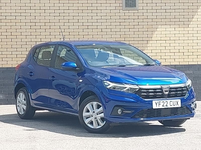 Blue Used 2022 Dacia Sandero Comfort Hatchback | £9,998 (Fair price) - Image 1/4