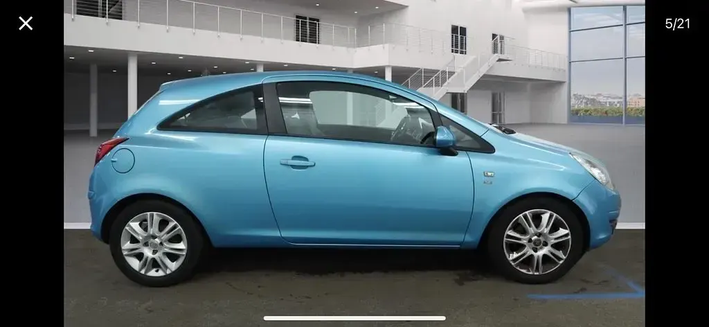 Used Vauxhall Corsa 100 HP (73 kW) 2010 Blue Hatchback
