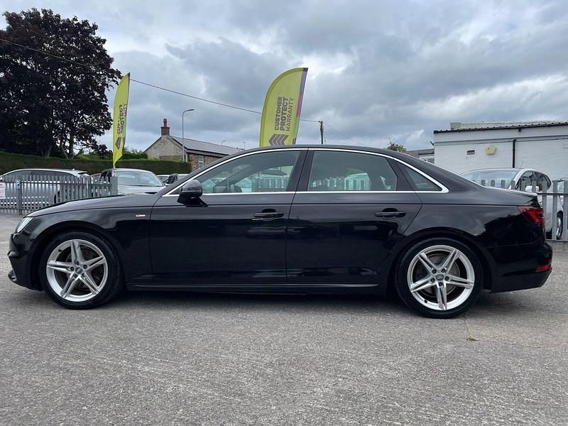 Used Audi A4 S-Line 150 HP (110 kW) 2017 Black Sedan