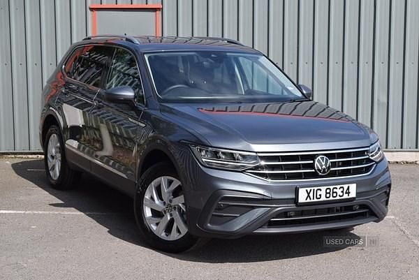 Grey Used 2024 VW Tiguan Allspace Life SUV | £27,495 (Fair price) - Image 1/4