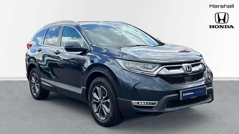 Metallic cosmic blue Used 2021 Honda CR-V Hybrid SUV | £20,588 (Good price) - Image 1/4
