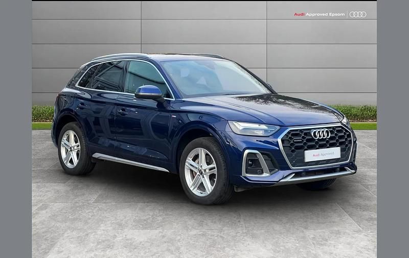 Used Audi Q5 S-Line 295 HP (216 kW) 2023 Blue SUV