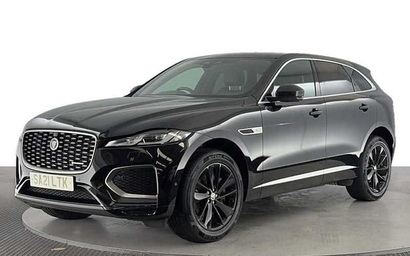 Black Used 2021 Jaguar F-Pace R-Dynamic SUV | £25,920 (Good price) - Image 1/4