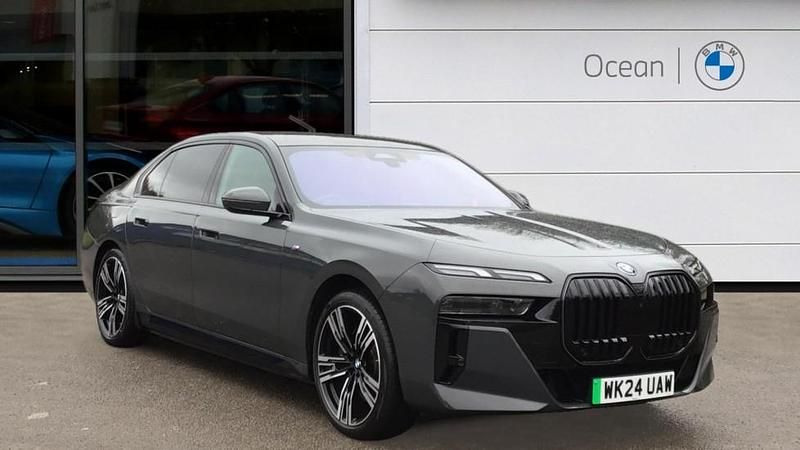 Grey Used 2024 BMW i7 M Sport Sedan | £71,950 (Expensive) - Image 1/4