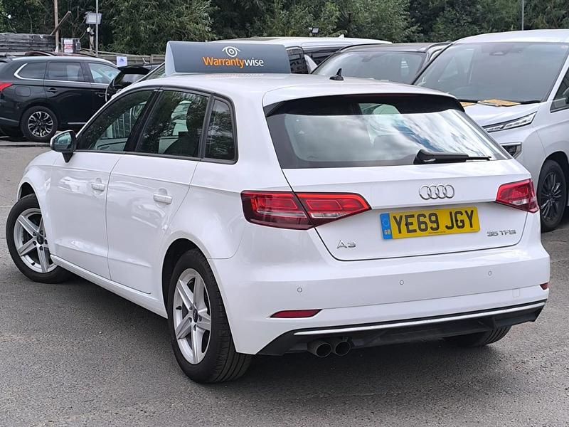 Used Audi A3 2019 White Hatchback