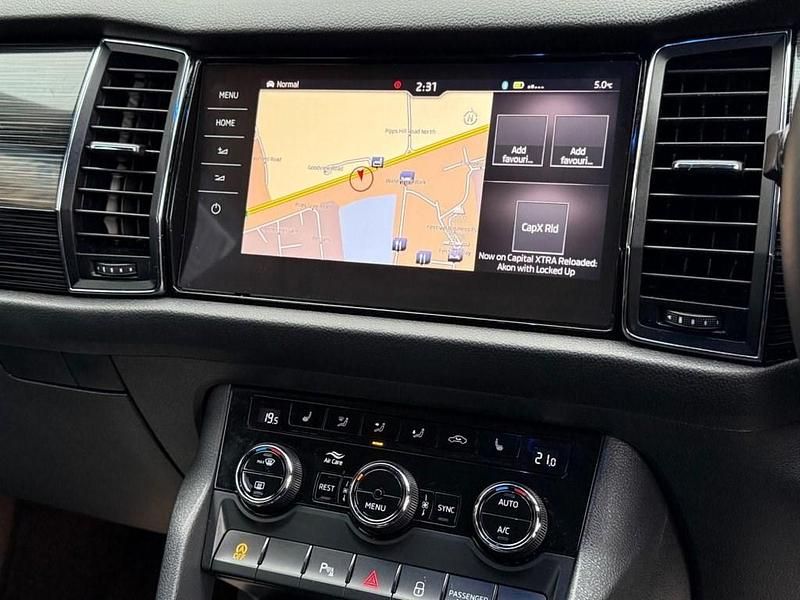 Used Skoda Kodiaq 150 HP (110 kW) 2019 Blue SUV