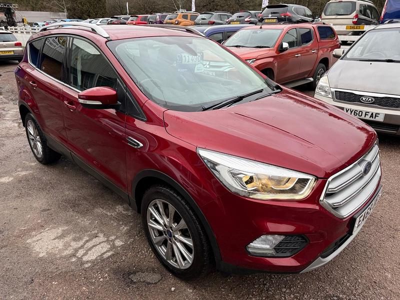 Red Used 2019 Ford Kuga Titanium SUV | £11,490 (Fair price) - Image 1/4