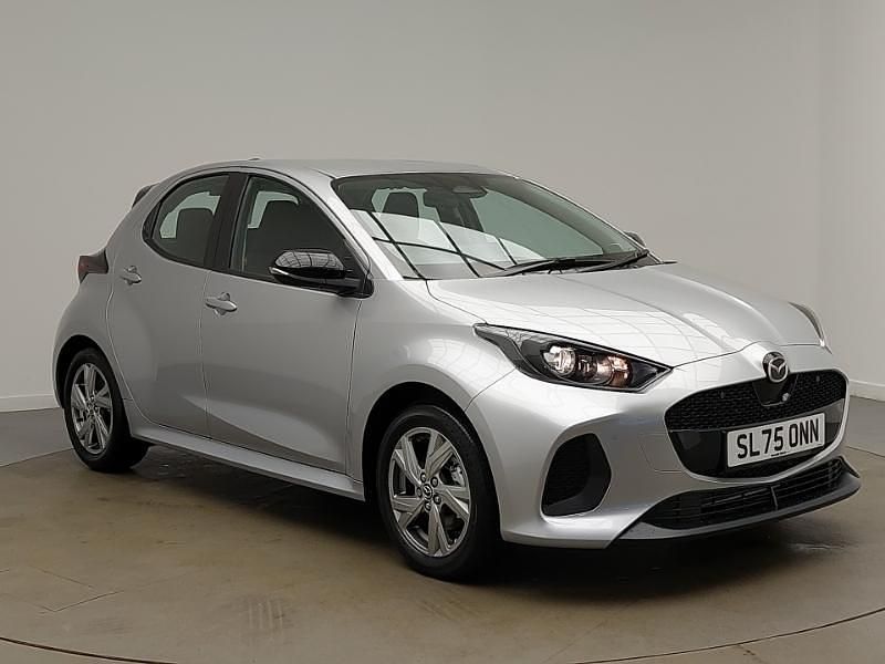 Silver New 2025 Mazda 2 Exclusive-Line Hatchback | £20,998 (Fair price) - Image 1/4