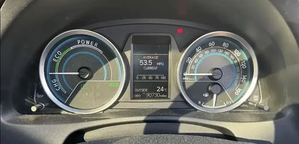 Used Toyota Auris Hybrid 2014 Black Hatchback