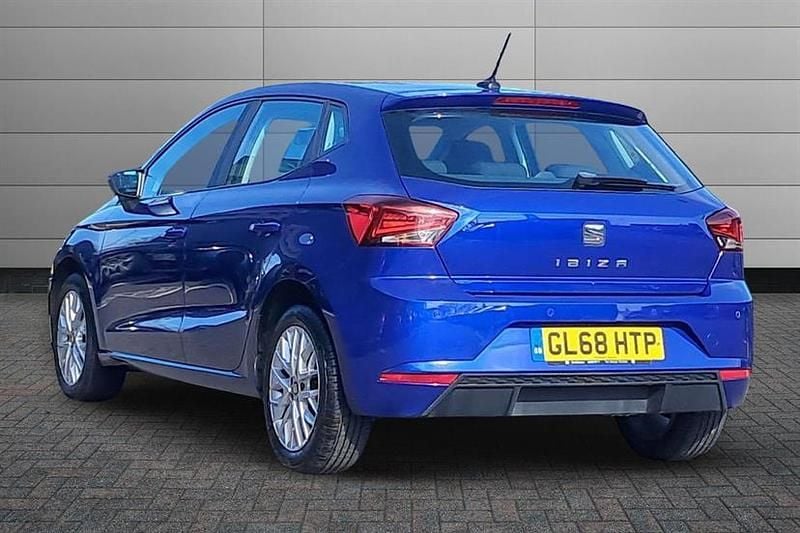 Used Seat Ibiza SE Technology 95 HP (69 kW) 2019 Mystery blue Hatchback