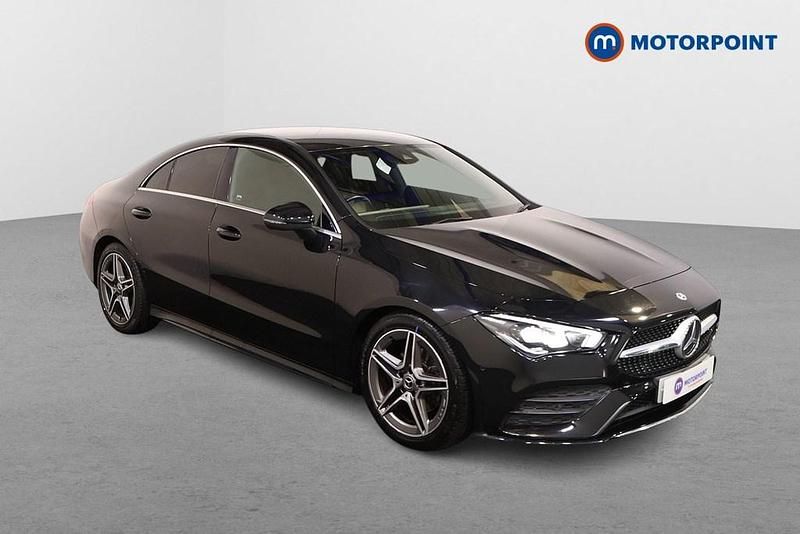 Black Used 2019 Mercedes CLA180 AMG line Sedan | £18,999 (Good price) - Image 1/4