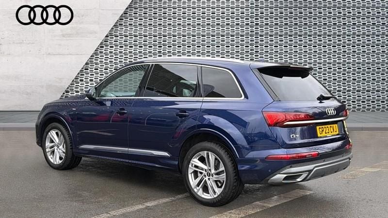 Used Audi Q7 S-Line 286 HP (210 kW) 2023 Blue SUV