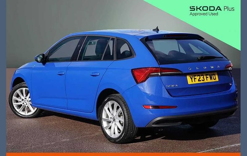 Used Skoda Scala SE L 108 HP (79 kW) 2023 Blue Hatchback