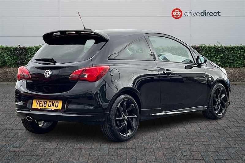 Used Vauxhall Corsa Edition 75 HP (55 kW) 2017 Black Hatchback
