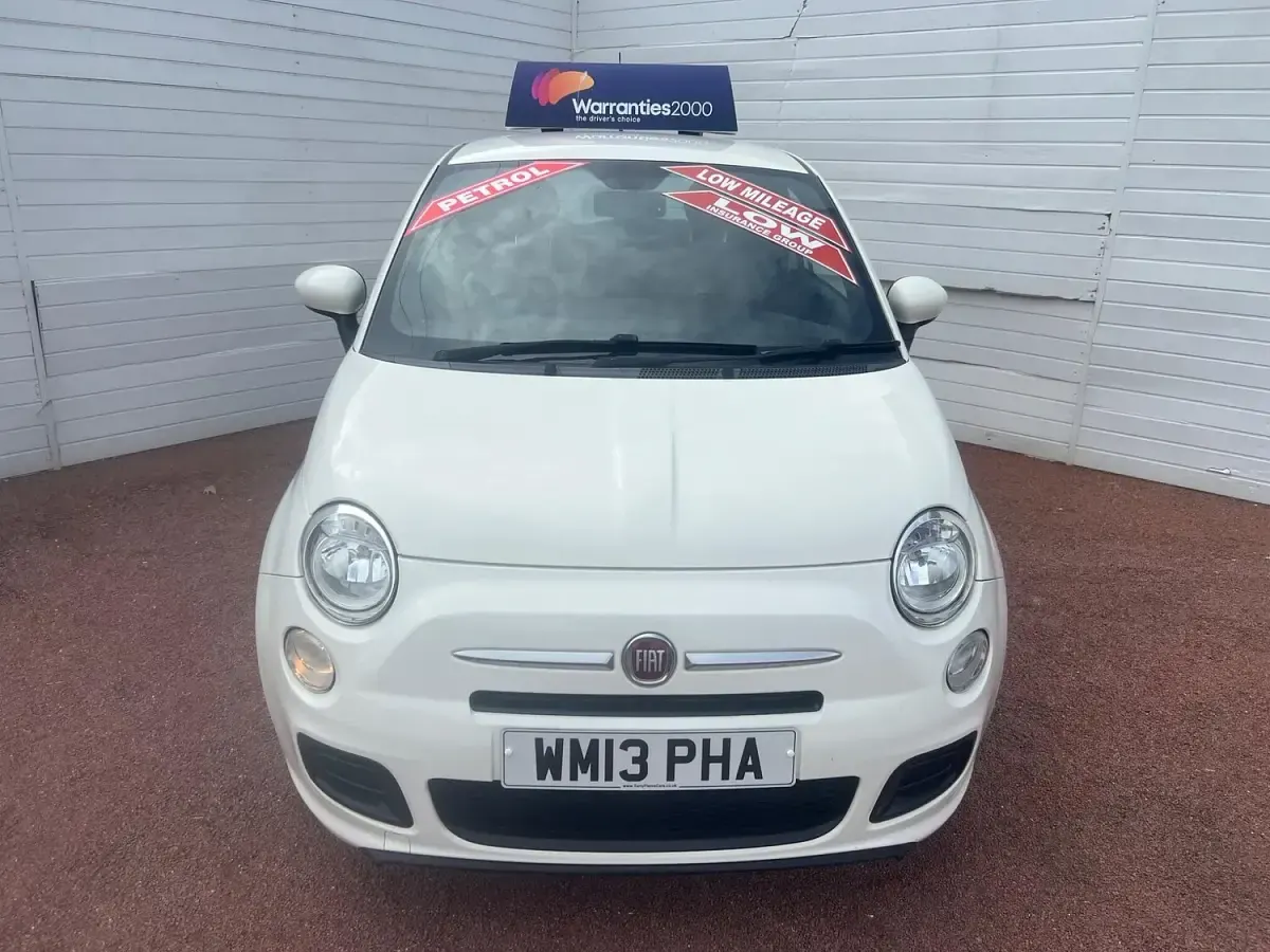 Used Fiat 500 S 69 HP (50 kW) 2013 White Hatchback