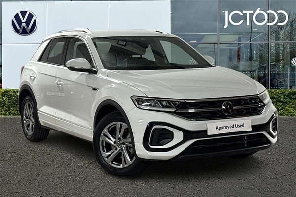 White Used 2025 VW T-Roc R-line SUV | £29,500 (A bit pricey) - Image 1/4